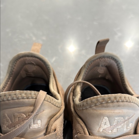 APL Tan Athletic Shoes with Woven Upper and Low-Top Design - Picture 6 of 7